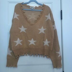 VIGOSS yellow star XL cute trendy sweater
